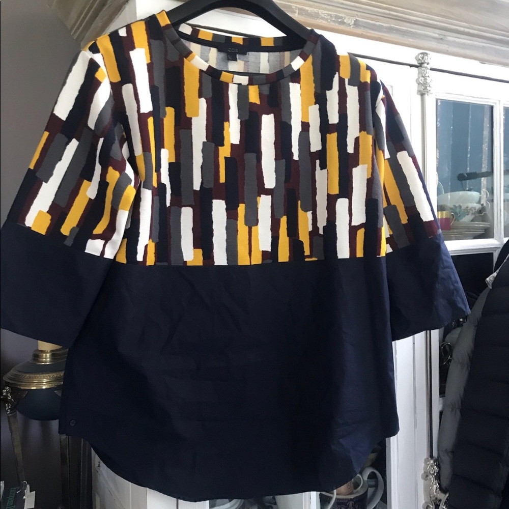 COS Multi and Navy Print Top, SP